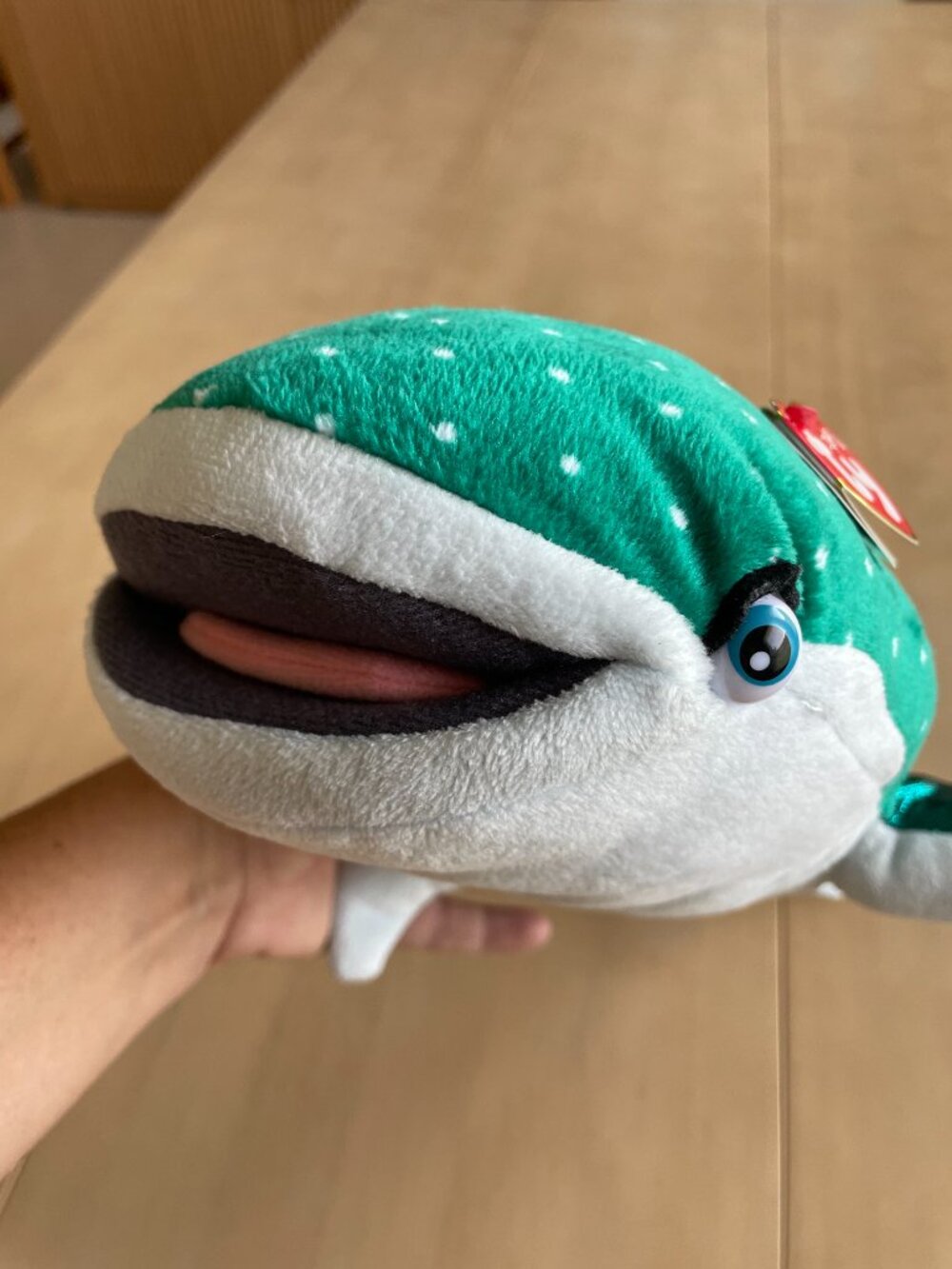 Entire Closet $5! NEW XL Jumbo 18" Ty Beanie Boos Whaley Whale Shark Sparkle - Picture 3 of 8